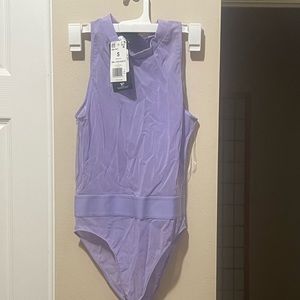 Cardi B Reebok Mesh Bodysuit Purple Sz small, NWT